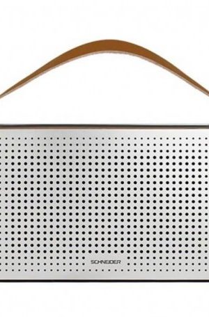 ALTAVOZ SCHNEIDER RADIO BLUETOOTH GROOVE HD PLATA