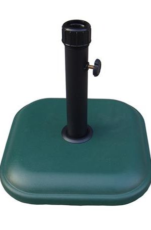 BASE DE SOMBRILLA CUADRADA 11 KG VERDE SERIE TULUM DONNA GARDEN