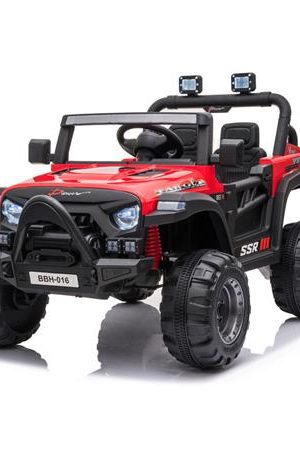 COCHE BATERIA 4X4 ROJO