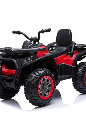 COCHE BATERIA ATV QUAD ROJO