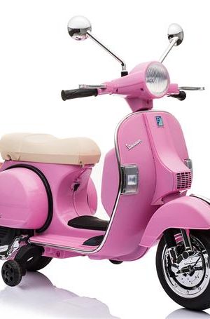 MOTO BATERIA VESPA PX150 ROSA