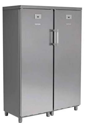 Armario Snack Refrigerados y Congelados 700 litros 2 Puertas Inoxidable de 1220 x650 x1820h mm AVEIRO KITCF350PROSS