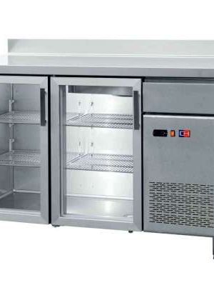 Frente Mostrador Refrigerado con Puertas de Vidrio 3 puertas de 2017 x600 x1045h mm CORDOBA FMCH-200V