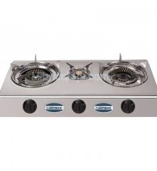COCINA DE GAS 3 FUEGOS INOX AIRMEC AM120414